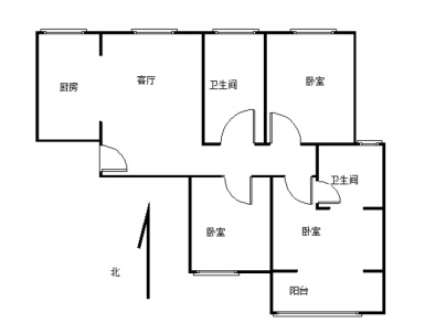 林溪美地 3室 2厅 118.42平米