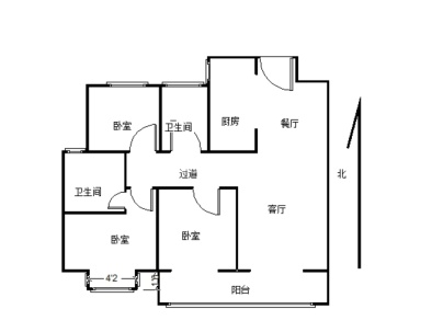 林溪美境 3室 2厅 122平米