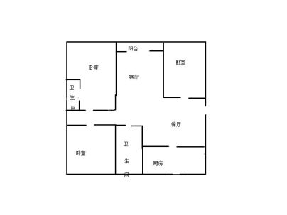 伟业康城 3室 2厅 134平米