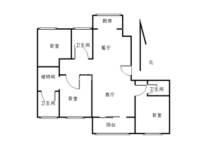 荣邦瑞府 3室 2厅 145.5平米