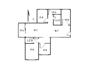 建业桂园 3室 2厅 133平米