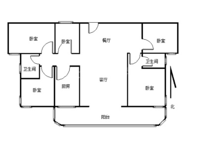 湛景苑 5室 2厅 214平米