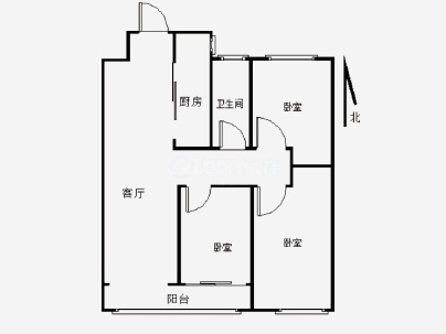 林溪美地 3室 2厅 94平米