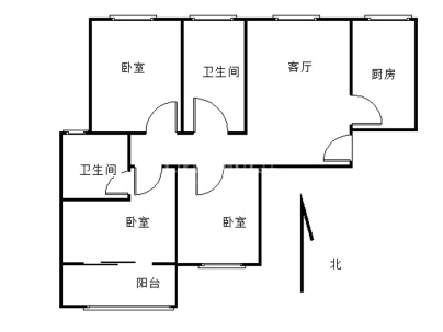 林溪美地 3室 2厅 118平米