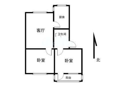 黄楝树丝织厂家属院 2室 1厅 62平米