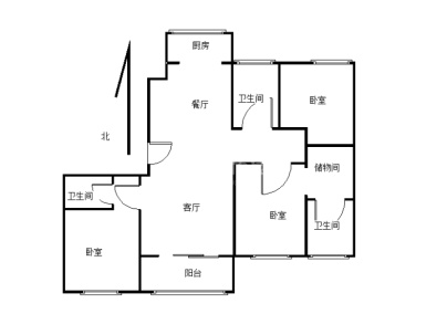 荣邦瑞府 3室 2厅 145.5平米