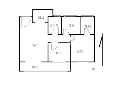 林溪天悦 3室 2厅 108平米