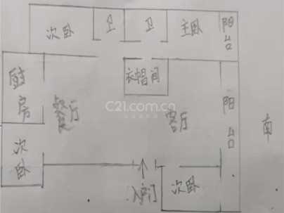 融翔·江山印 4室 2厅 127平米