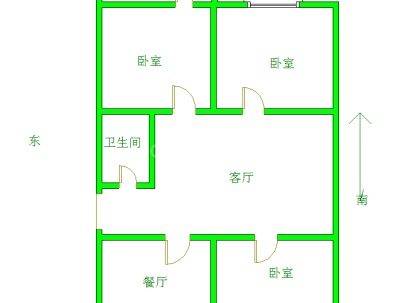 安装工区 3室 1厅 90平米