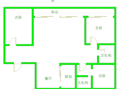汉都中国府 3室 2厅 127平米