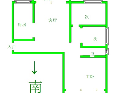 金冠紫园 3室 2厅 114平米