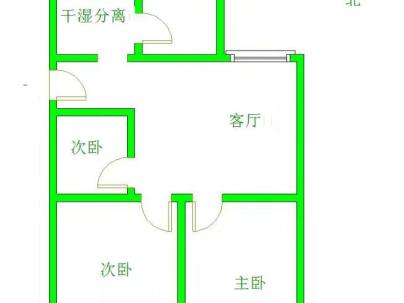 领尚春城 3室 1厅 82.68平米
