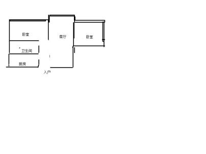 翰林学府 2室 2厅 89.5平米