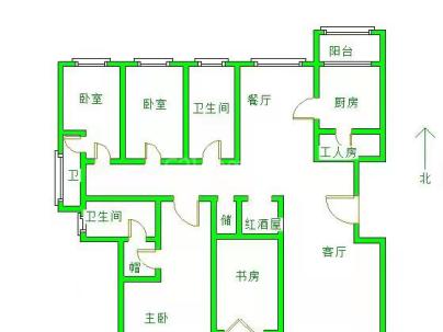 恒大名都 4室 2厅 273平米