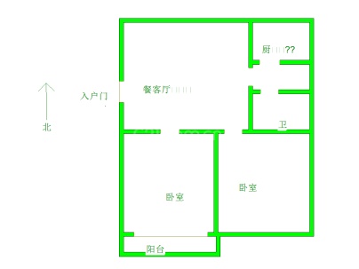 相山家园 2室 1厅 68平米