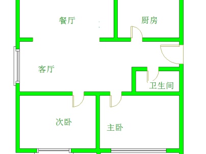 仁和小区 3室 1厅 90平米