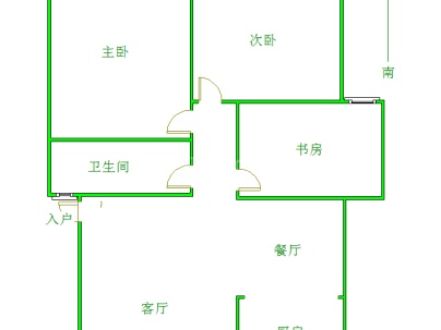 玉兰花城玉兰阁 3室 2厅 92平米