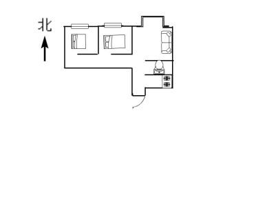 学知公馆 2室 1厅 91.5平米