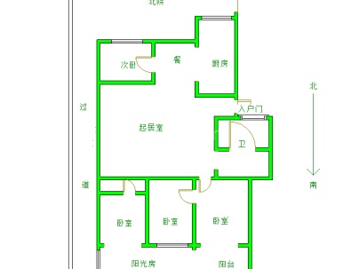 四海绿洲花园 4室 2厅 144平米