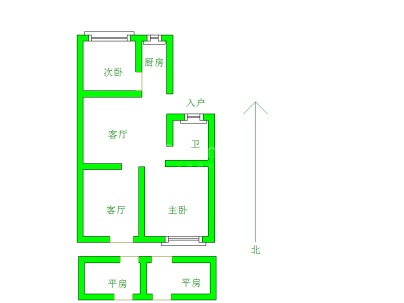 建安路8号（振兴新村） 3室 1厅 75平米