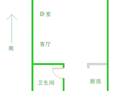 爱米公寓 11室 1厅 54平米