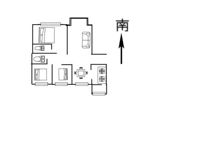 恒大中央公园 3室 2厅 118平米