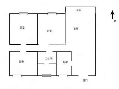 运河人家 3室 2厅 95平米