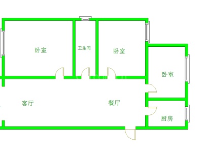 合欢家园 2室 2厅 88平米