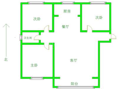 东观御苑 3室 2厅 110平米