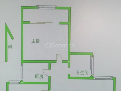 隆湖佳苑2期 2室 1厅 64.7平米