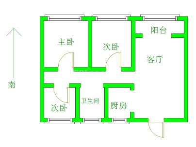 东观御苑 3室 1厅 92平米