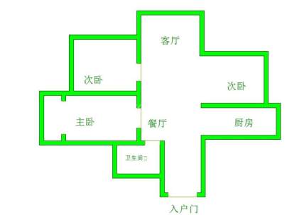 园林家园 2室 2厅 99平米