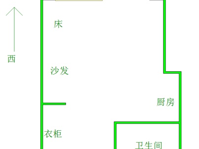 恒大雅苑 1室 1厅 67平米