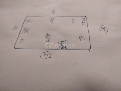 国宾壹号（京洲家园） 3室 1厅 122平米