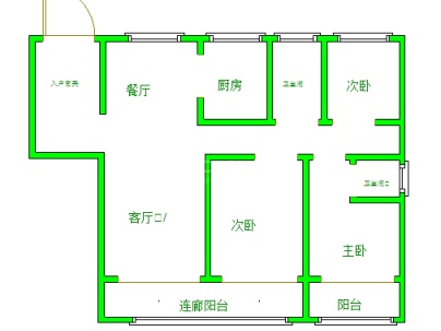 御溪桃花源 3室 2厅 114.64平米