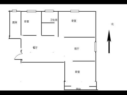 金色云天 3室 2厅 116平米