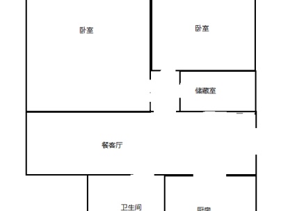 国宾壹号（京洲家园） 2室 2厅 94平米