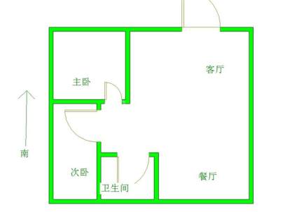 东紫昱苑 2室 2厅 72平米