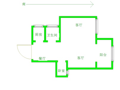 锦绣和庄 2室 2厅 90平米