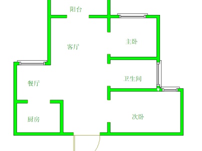 锦绣和庄 3室 2厅 89.5平米