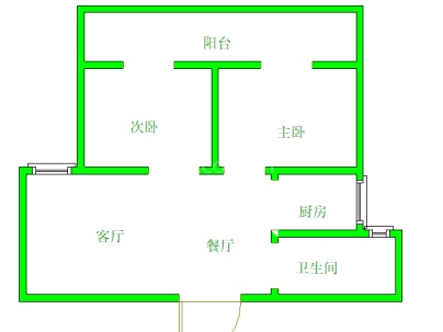 锦绣和庄 2室 2厅 82平米