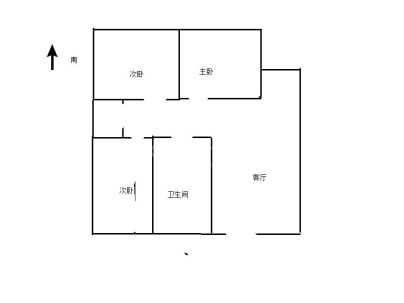 铭城花园 2室 1厅 88平米