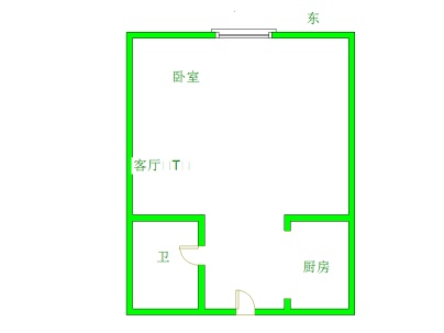 相山一号(鹰山北路) 1室 1厅 42平米