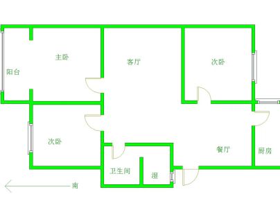 小陈庄惠黎路15号 2室 1厅 87平米