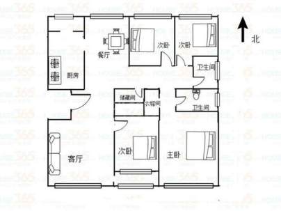 恒大名都 4室 2厅 273平米