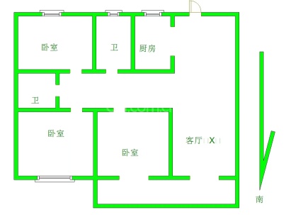 融翔·江山印 3室 2厅 115.5平米