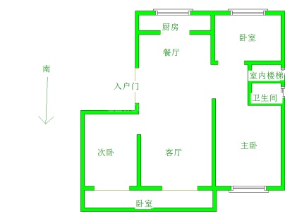 中湖明月 3室 2厅 117平米