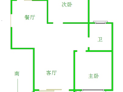 翰林华府 2室 2厅 97平米