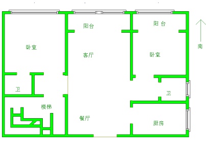 翡翠岛 4室 2厅 112.7平米