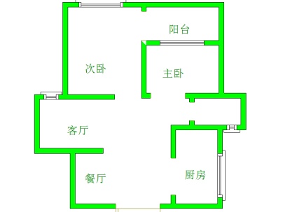 万马相山庭院 2室 2厅 87平米